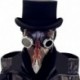 HIBIRETRO Steampunk Gothic Retro Plague Beak Doctor Bird Mask Halloween Christmas Costume Props